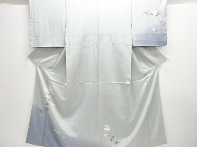 手描き友禅　草花模様訪問着